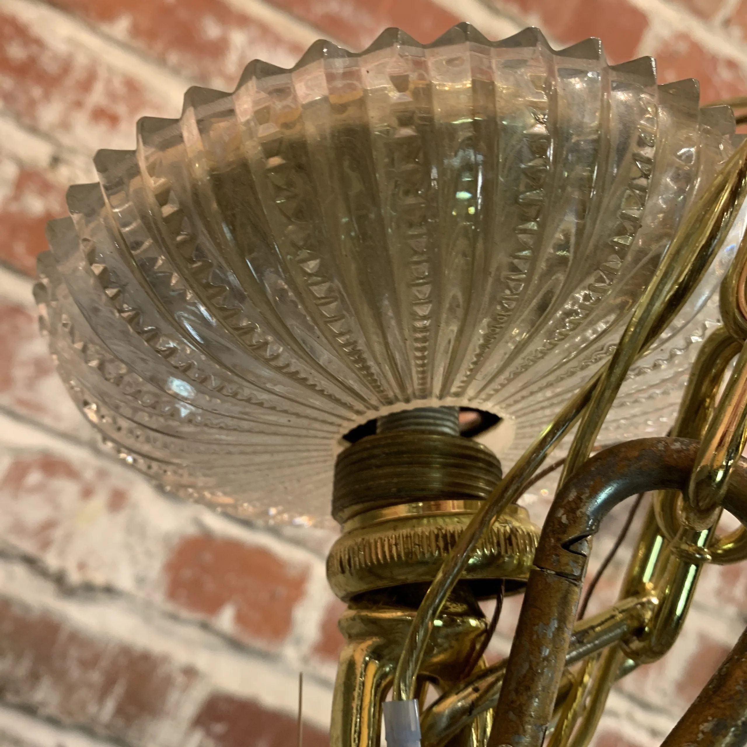 Schonbek Contessa Crystal Chandelier, Vintage, Hollywood Regency