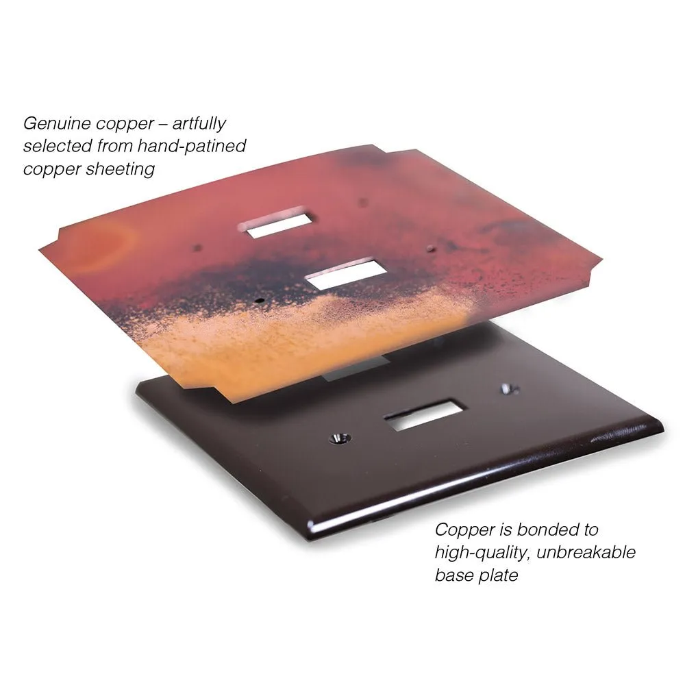 Sierra Copper - 2 Duplex Wallplate