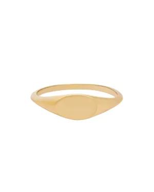 Sora Solid Gold Signet Ring