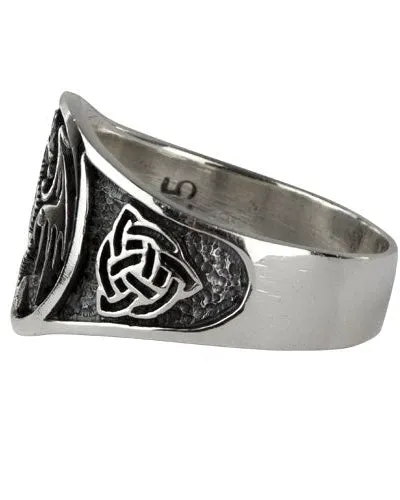 STAINLESS STEEL DRAGON RING