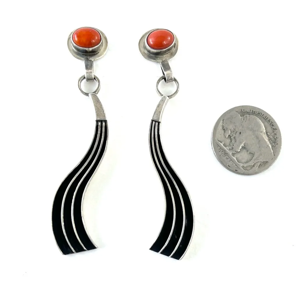 Sterling Waves With Coral<br>By Jack Tom