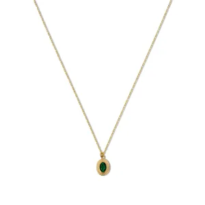 THE OVAL EMERALD HEIRLOOM NECKLACE