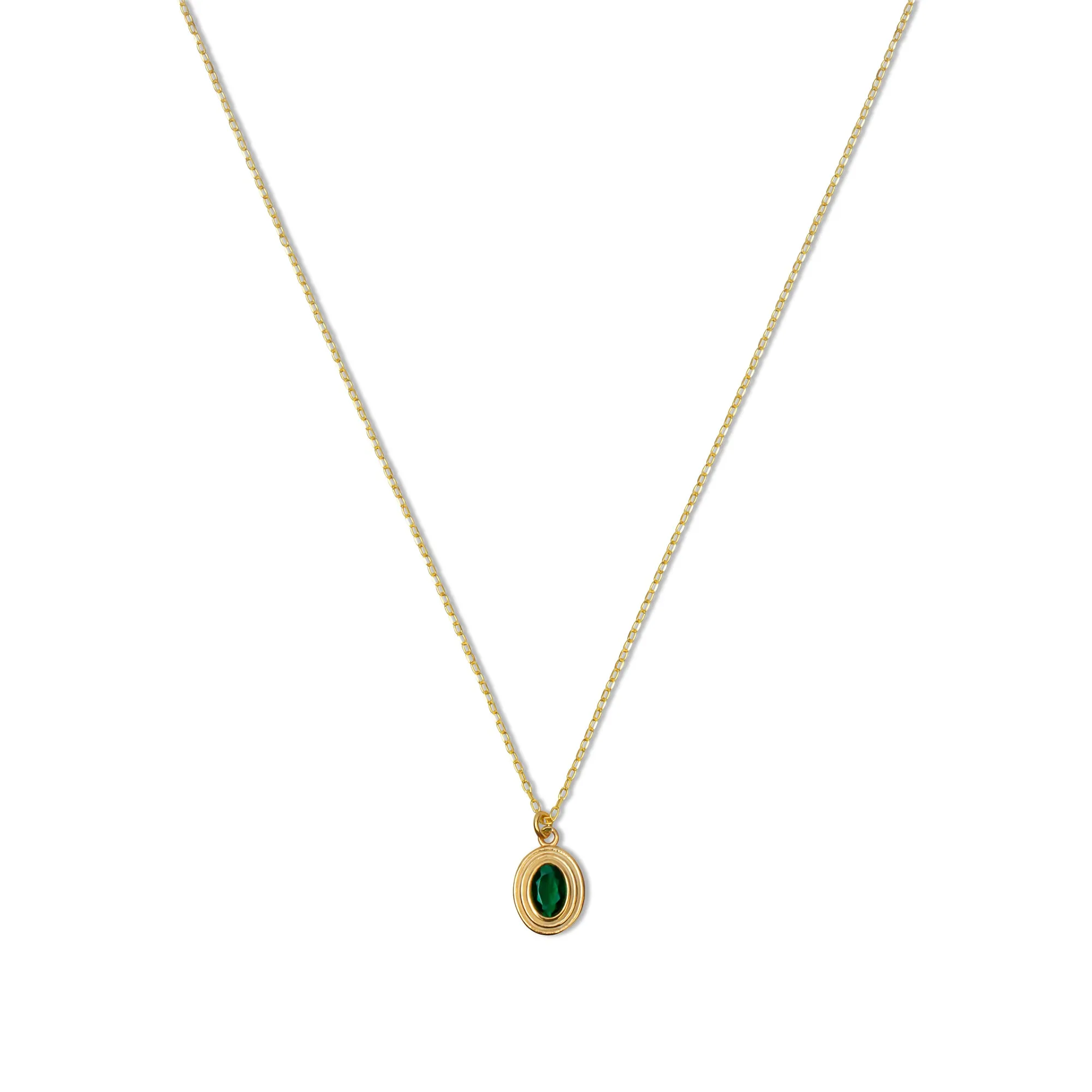 THE OVAL EMERALD HEIRLOOM NECKLACE
