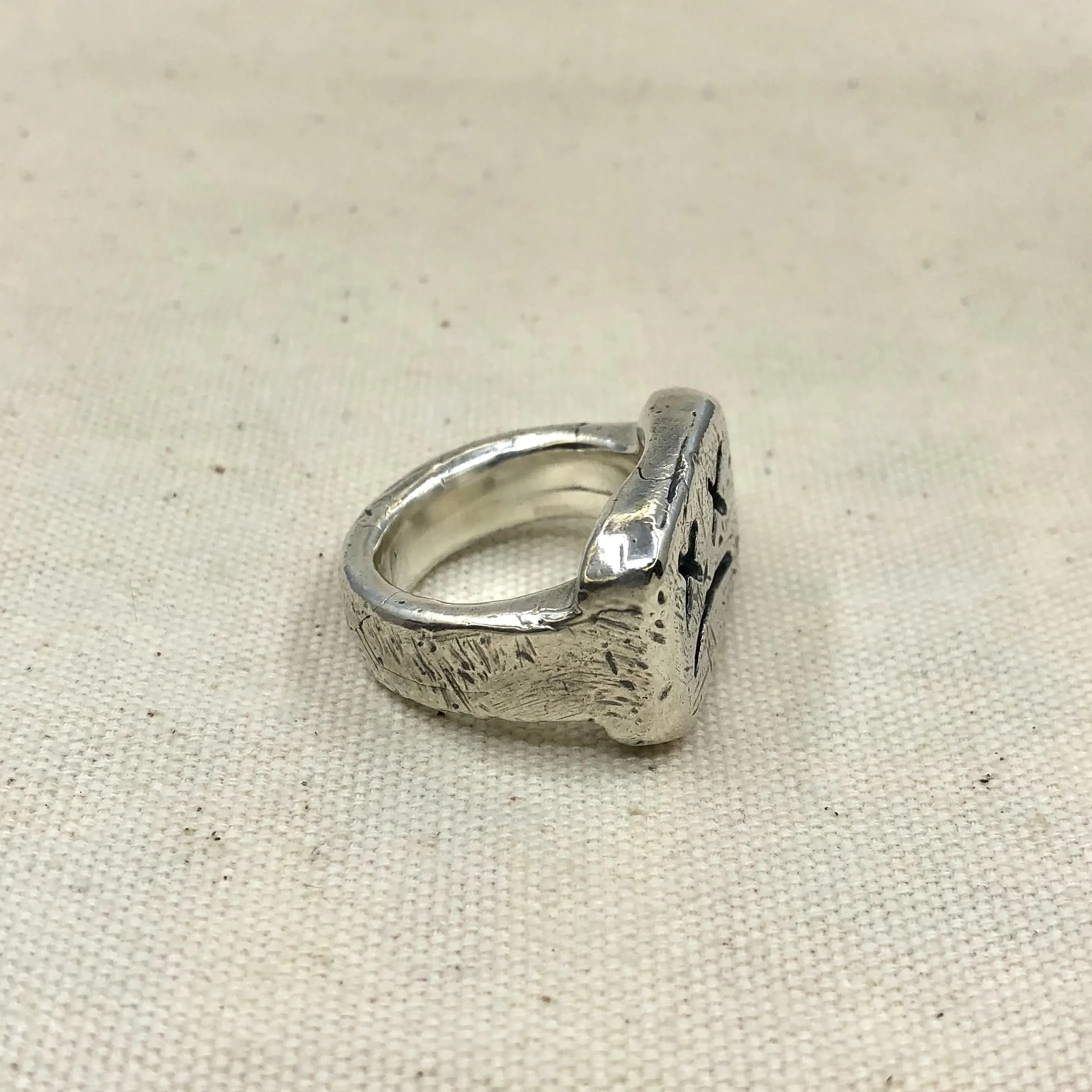 Thrashed Signet Ring