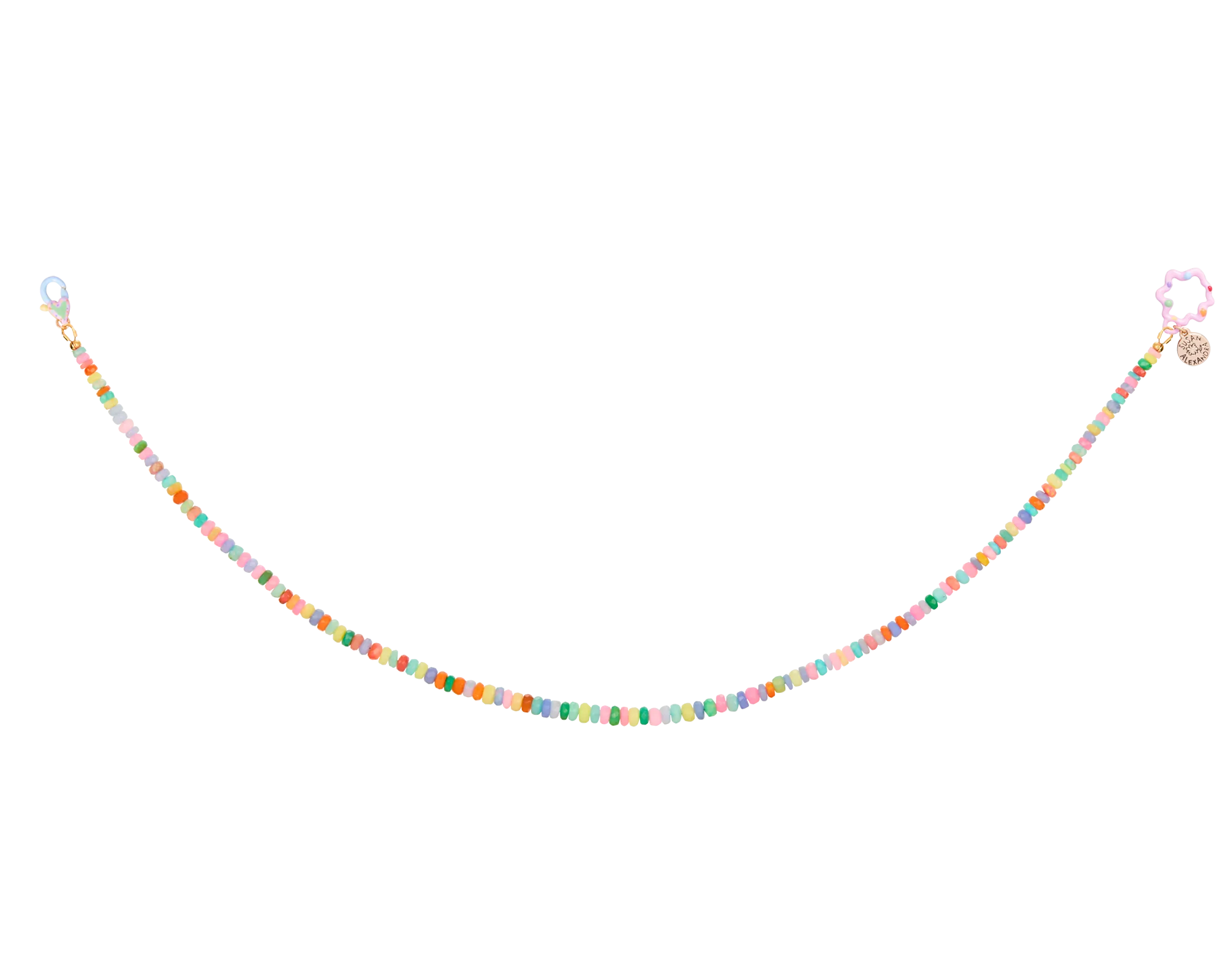 Tiny Joys Necklace on Chantilly Opal Chain