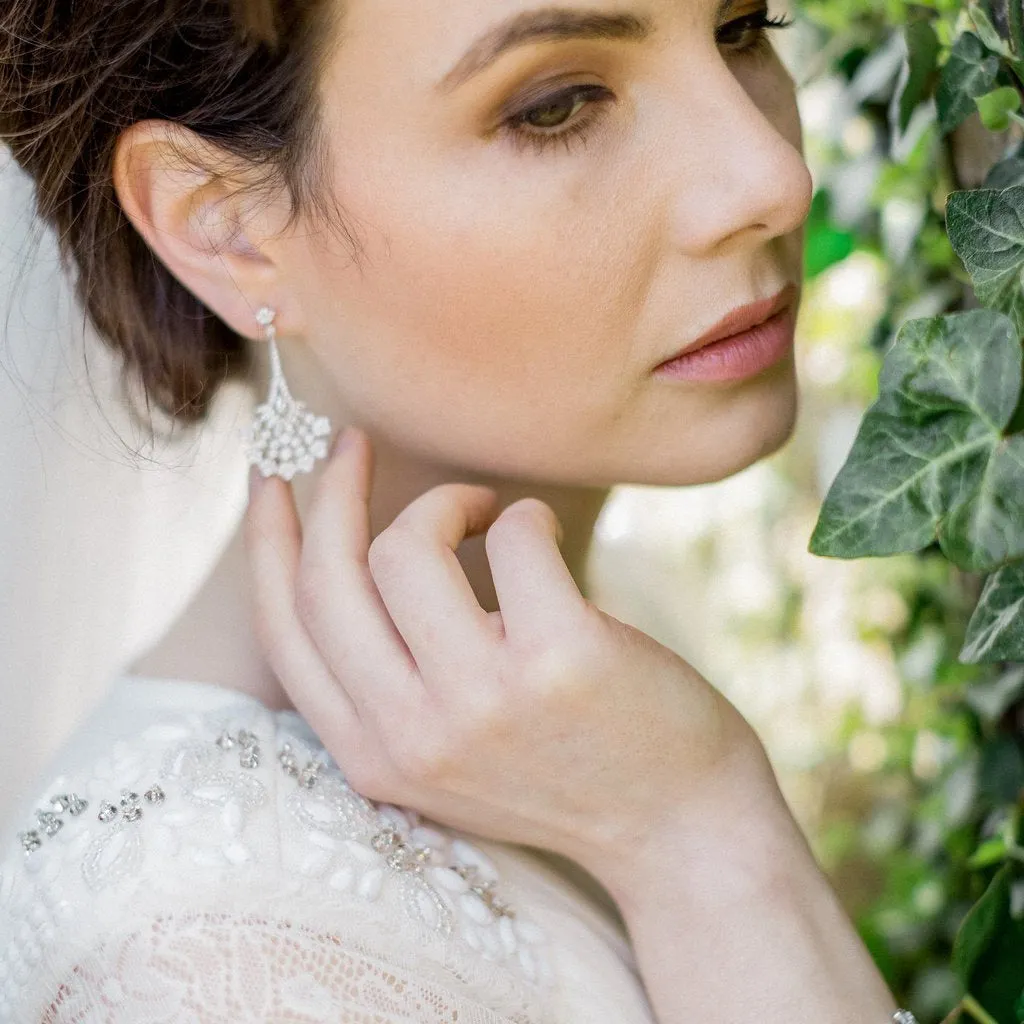 Valentine, Art Deco Style Earrings