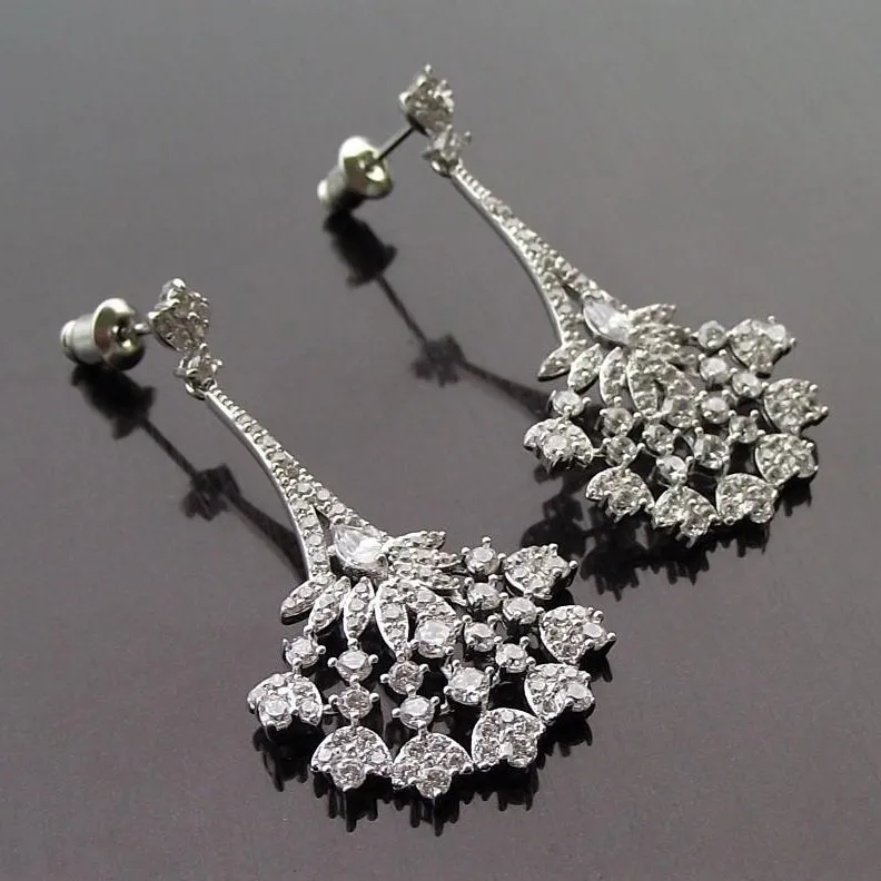 Valentine, Art Deco Style Earrings