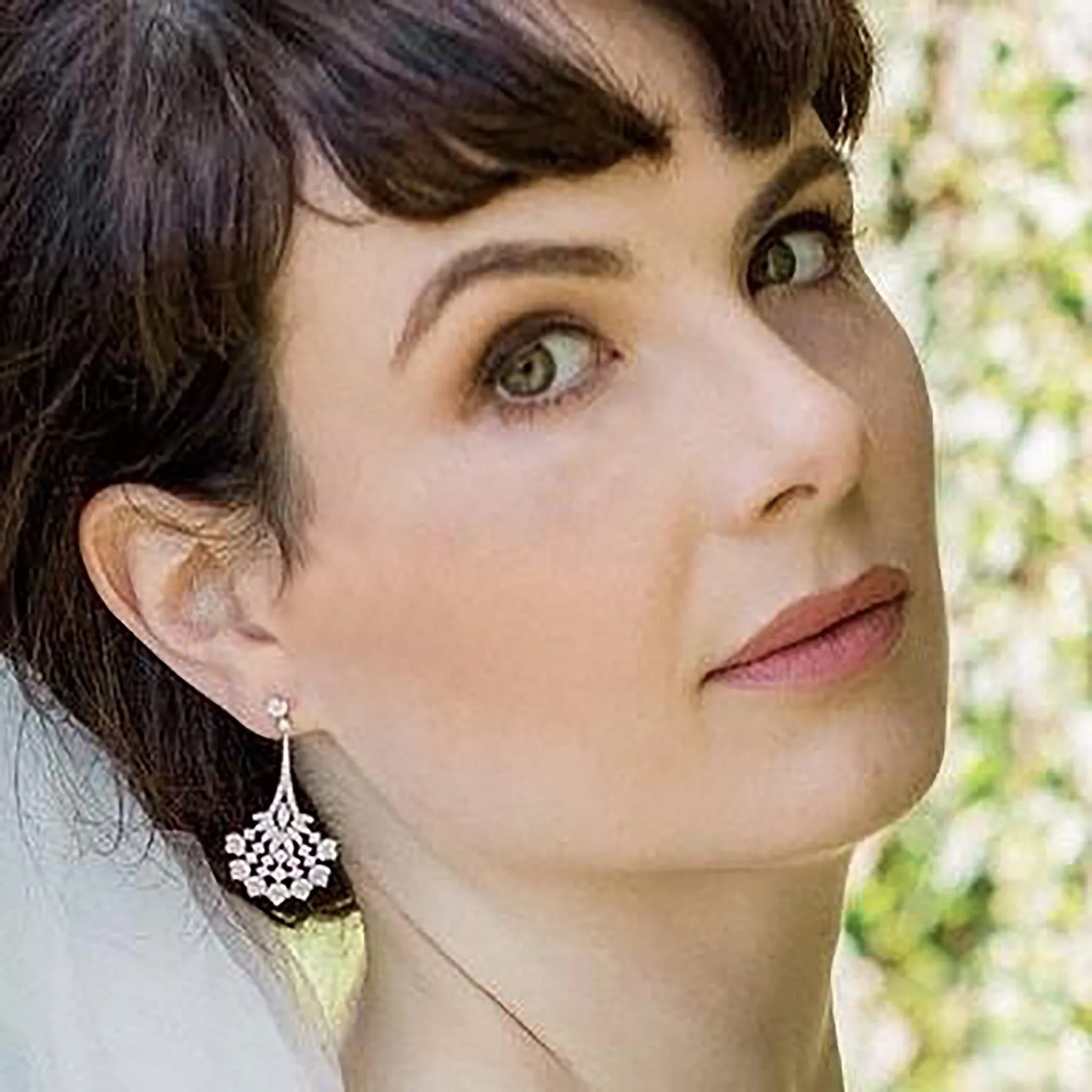 Valentine, Art Deco Style Earrings