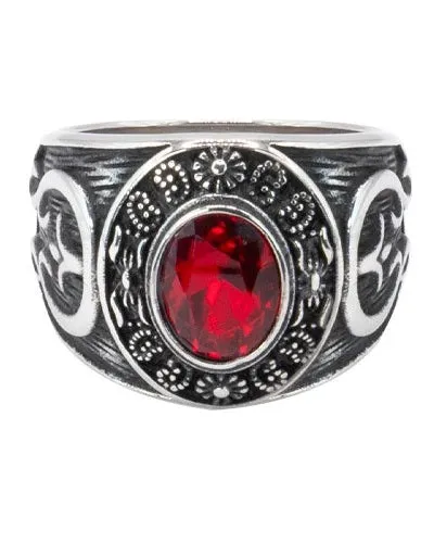 VICTORIAN GOTHIC STEEL RING