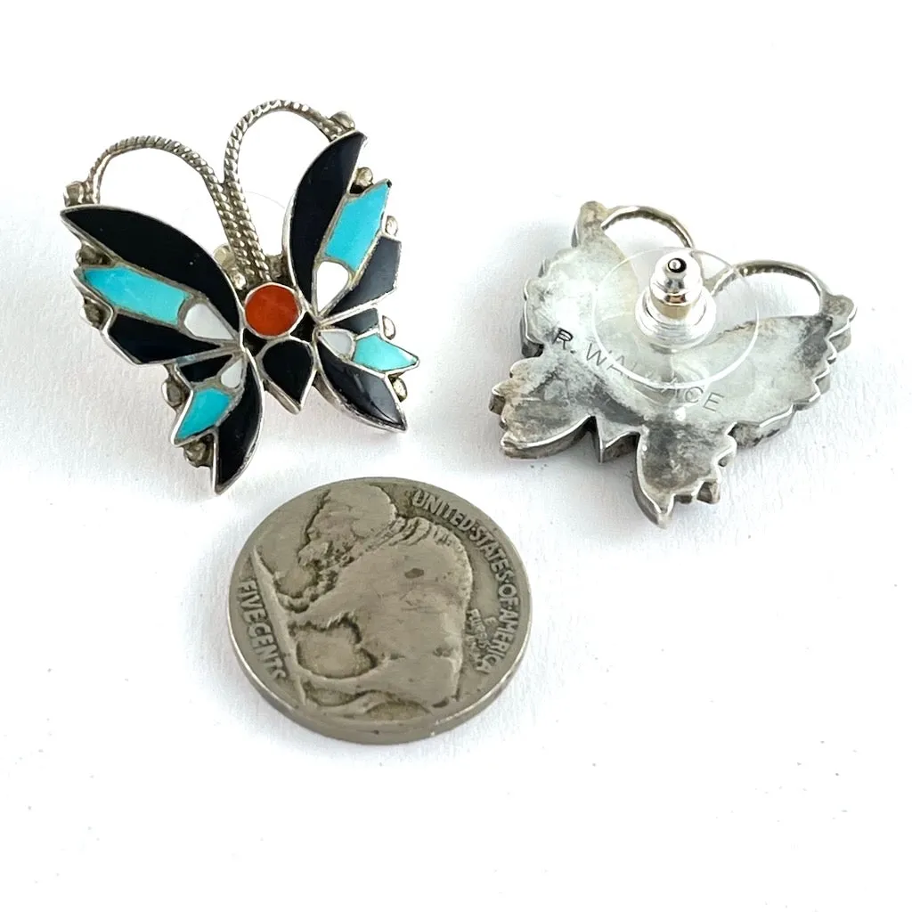 Vintage Butterfly Earrings<br>By Rosita Wallace