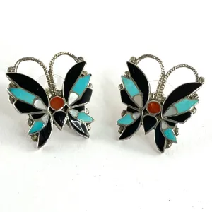 Vintage Butterfly Earrings<br>By Rosita Wallace