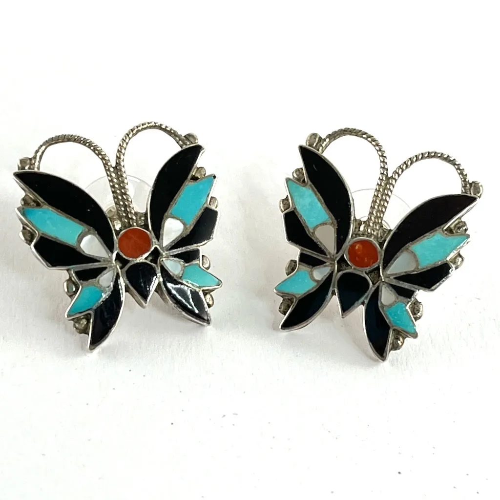 Vintage Butterfly Earrings<br>By Rosita Wallace