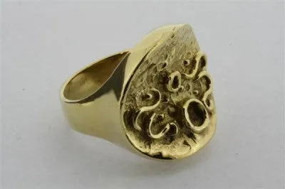 zanifel signet ring - brass